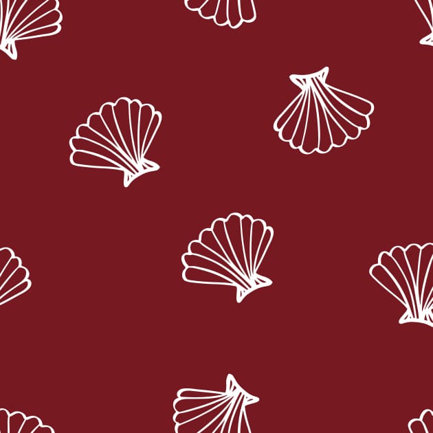 Theme Shells deep red