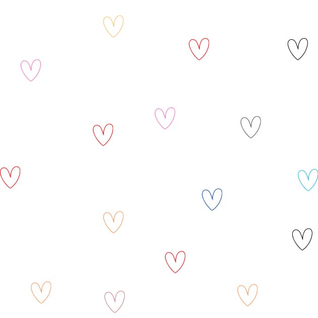 Theme Hearts white