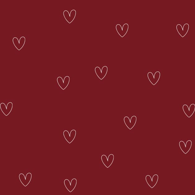 Theme Hearts deep red