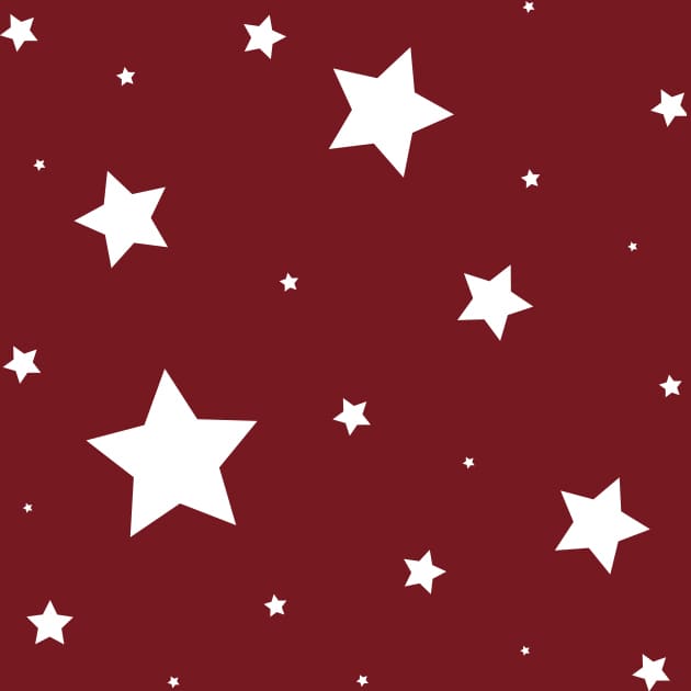 Theme stars deep red