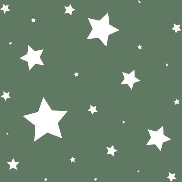 Tema estrellas verde