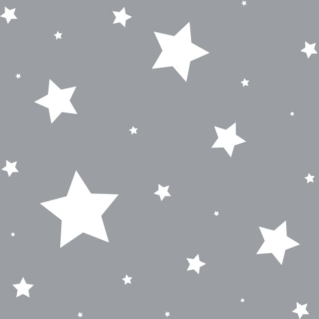 Theme stars Light grey