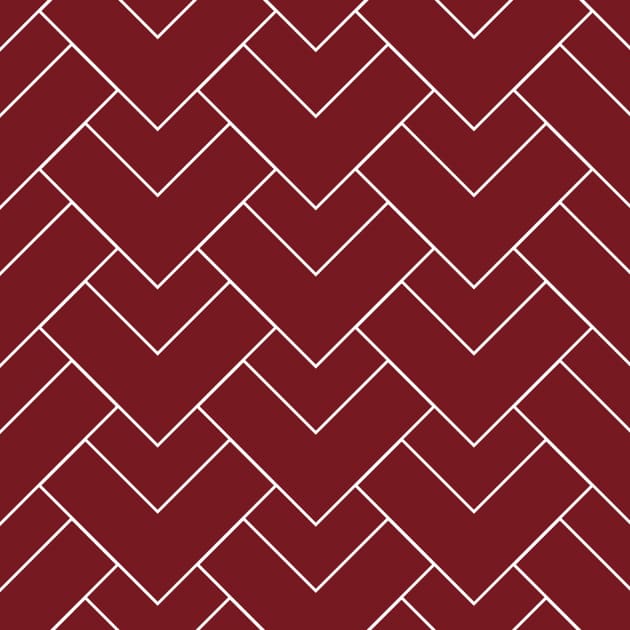 Theme geometric deep red