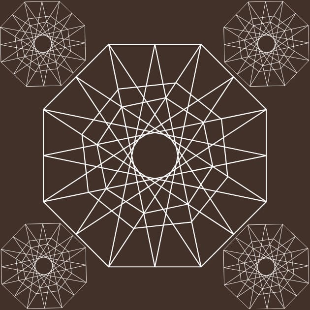 Theme geometric brown