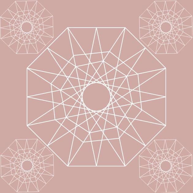 Theme geometric Light pink