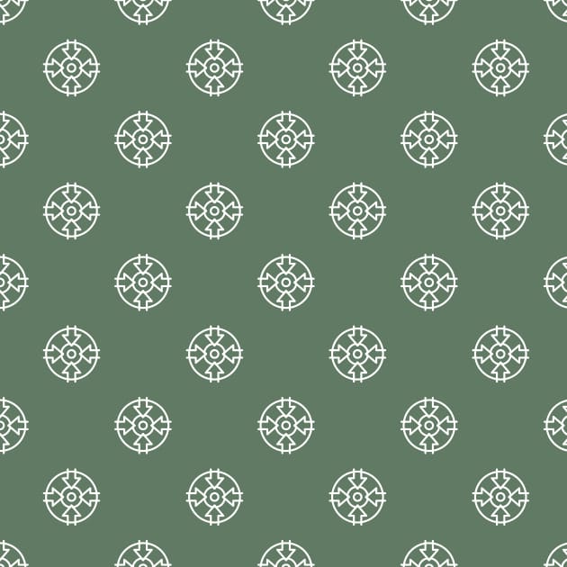 Theme geometric green